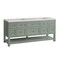 James Martin Vanities Breckenridge 72in Double Vanity, Smokey Celadon w/ 3 CM Eternal Jasmine Pearl Top 330-V72-SC-3EJP - alternate 2